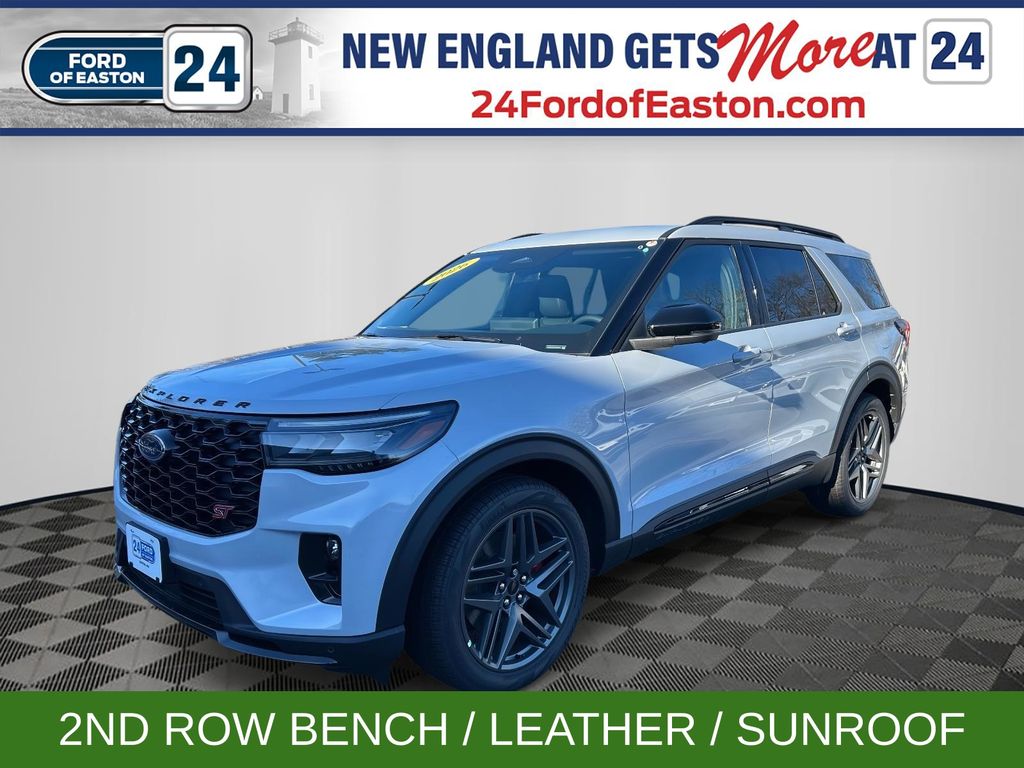 White Metallic 2026 Ford Explorer ST AWD SUV / Crossover All-Wheel Drive Automatic