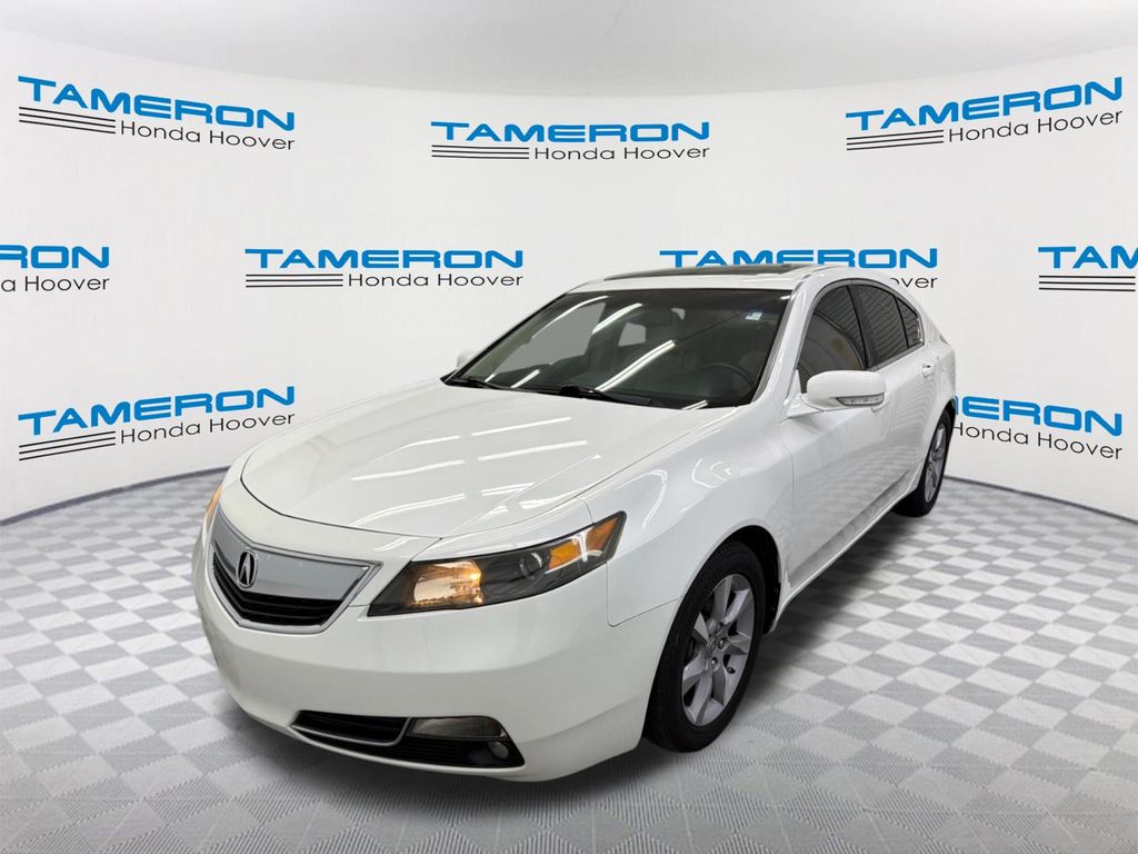 White 2013 Acura TL FWD Sedan Front-Wheel Drive 6-Speed Automatic