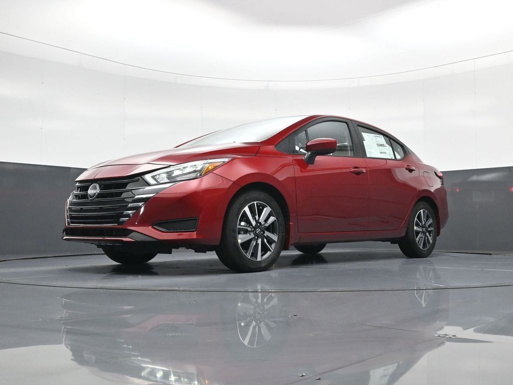 Red (Scarlet Ember Tintcoat) 2025 Nissan Versa Sedan Front-Wheel Drive Continuously Variable Transmission