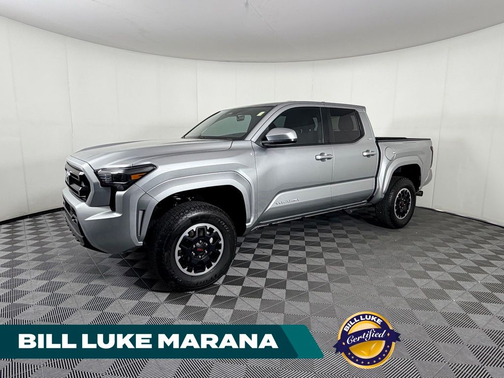 Celestial Silver Metallic 2024 Toyota Tacoma Pickup Truck 4X2 8-Speed Automatic