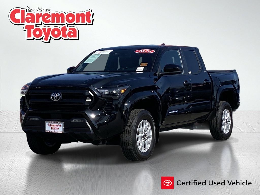 Black 2024 Toyota Tacoma Pickup Truck Four-Wheel Drive 8-Speed Automatic
