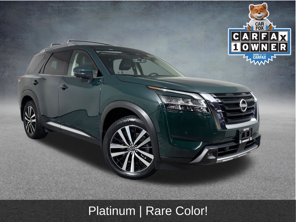 Black (Obsidian Green Pearl) 2023 Nissan Pathfinder SUV / Crossover All-Wheel Drive 9-Speed Automatic