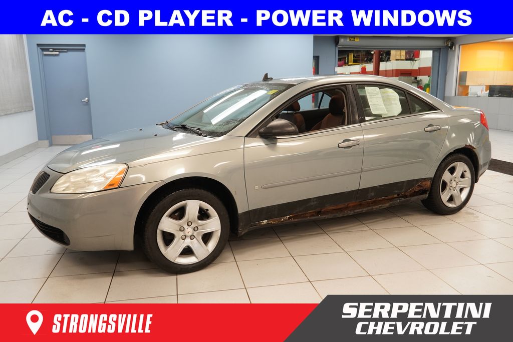Blue Gold Crystal Metallic 2009 Pontiac G6 Base Sedan Front-Wheel Drive 4-Speed Automatic Overdrive