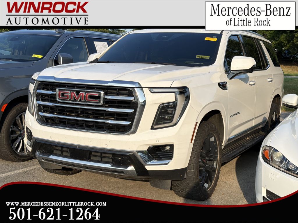 Summit White 2025 GMC Yukon SUV / Crossover Four-Wheel Drive
