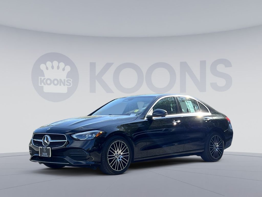 Black 2025 Mercedes-Benz C-Class C 300 4MATIC Sedan All-Wheel Drive Automatic