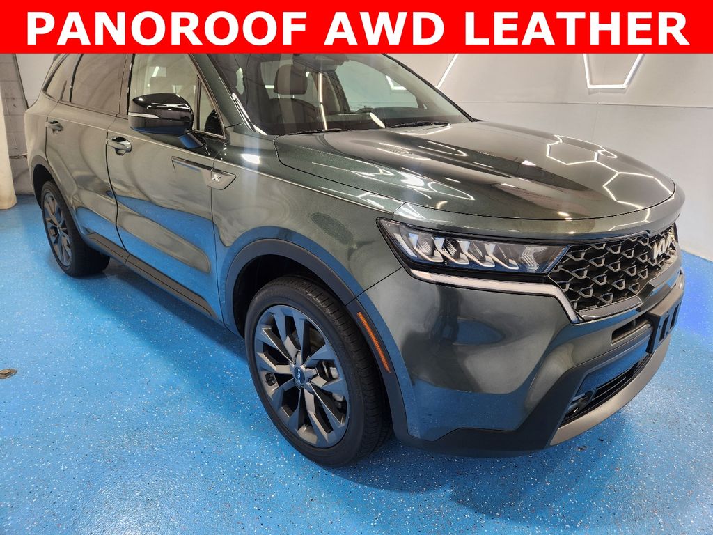 Aruba Green 2023 Kia Sorento X-Line EX AWD SUV / Crossover All-Wheel Drive 8-Speed Dual Clutch