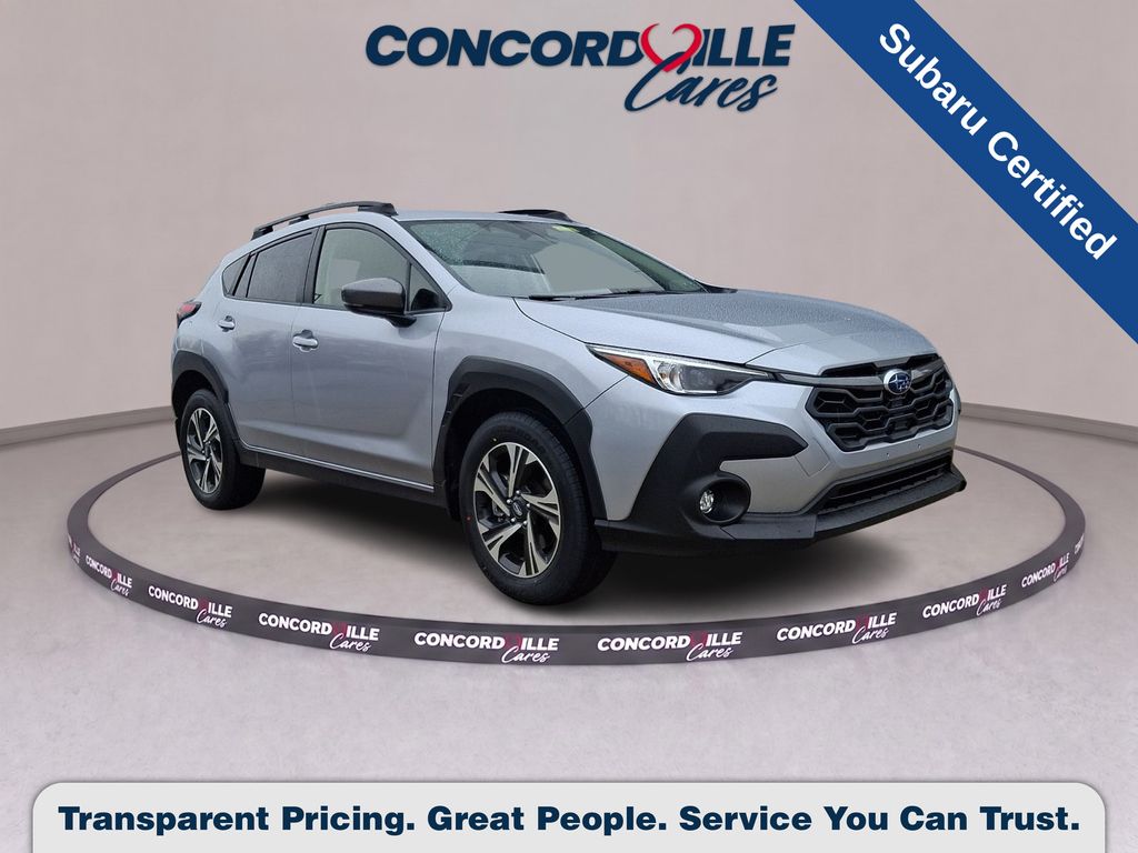 Ice Silver Metallic 2024 Subaru Crosstrek SUV / Crossover All-Wheel Drive Continuously Variable Transmission