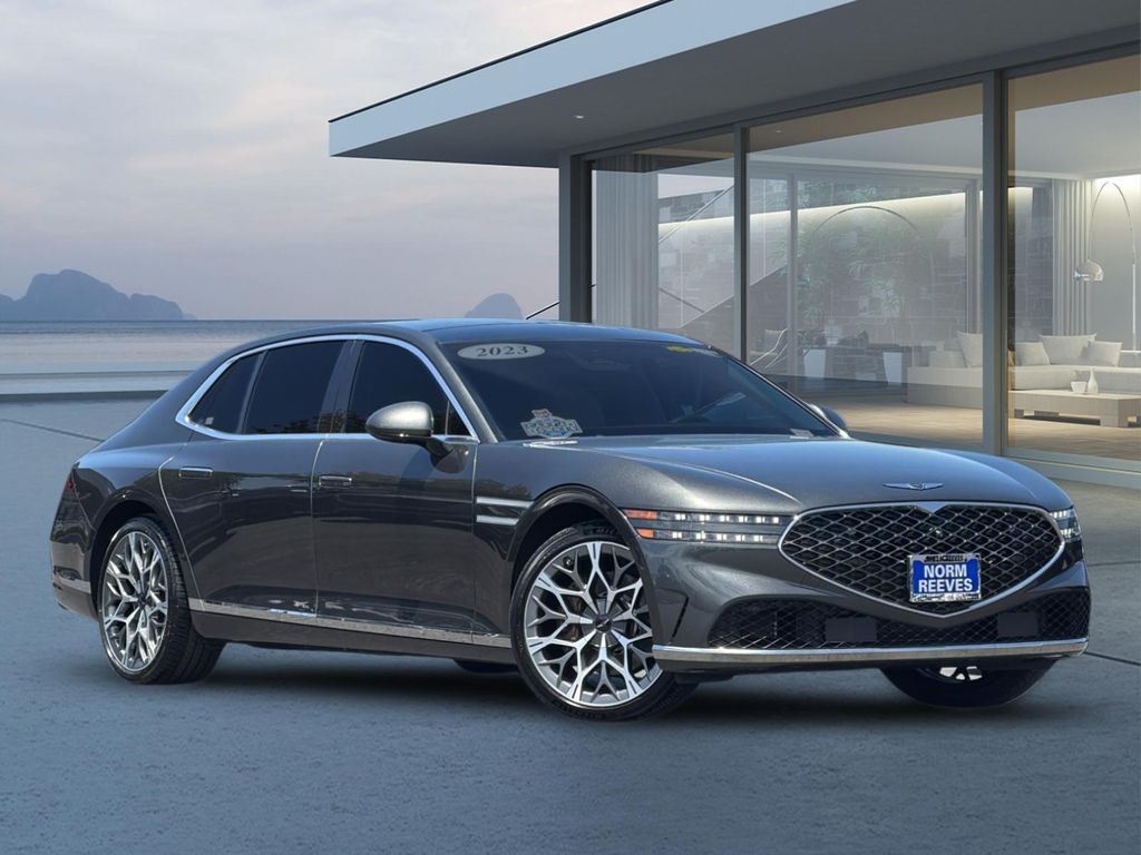 Certified Pre-Owned 2023 Genesis G90 3.5T e-SC 4D Sedan in