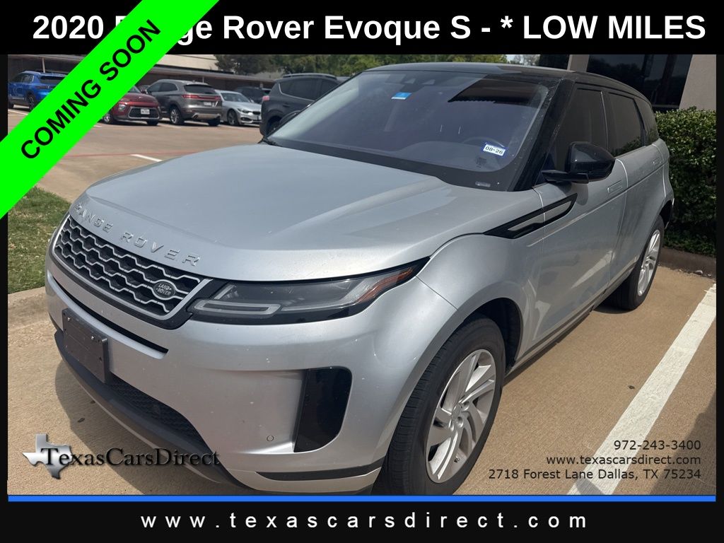 Indus Silver Metallic 2020 Land Rover Range Rover Evoque P250 S AWD SUV / Crossover All-Wheel Drive 9-Speed Automatic