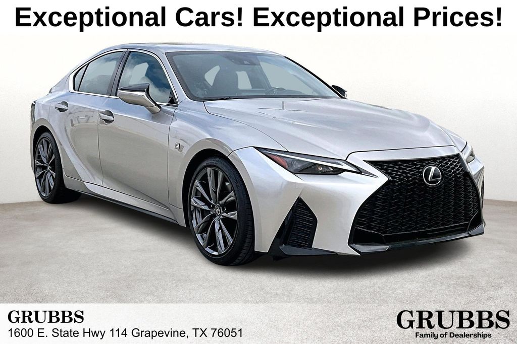 Atomic Silver 2022 Lexus IS 350 F Sport RWD Sedan Rear-Wheel Drive 8-Speed Automatic