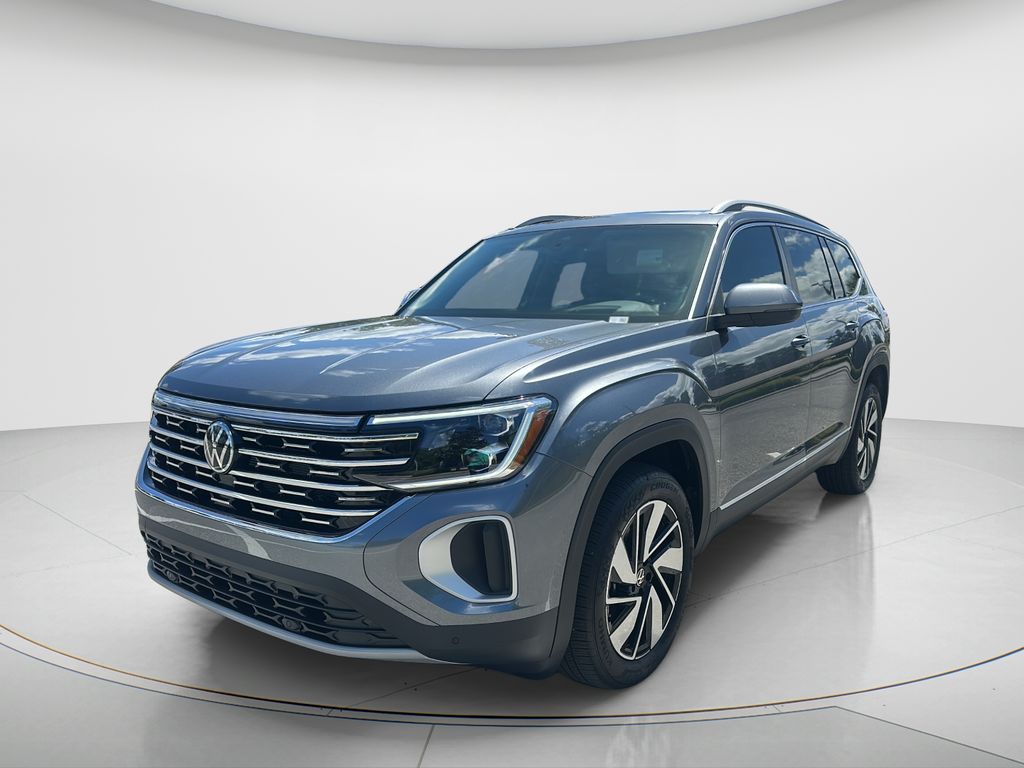 Platinum Gray Metallic 2025 Volkswagen Atlas SEL 4Motion SUV / Crossover All-Wheel Drive 8-Speed Automatic