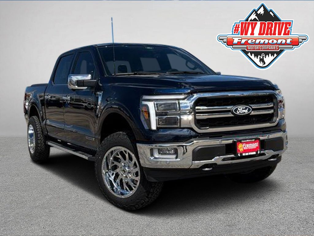 Antimatter Blue Metallic 2024 Ford F-150 Pickup Truck Four-Wheel Drive Automatic