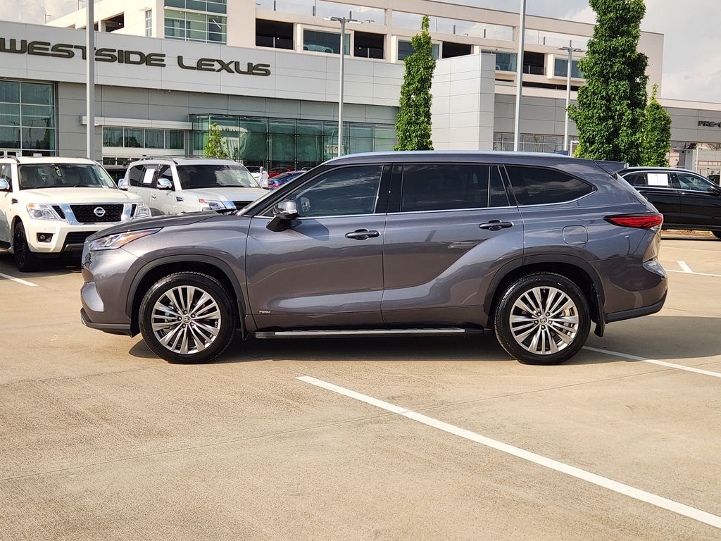 2022 Toyota Highlander Hybrid Platinum Gray at Toyota of Victoria
