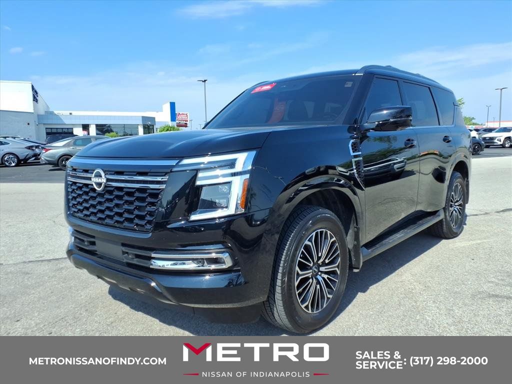 Super Black 2025 Nissan Armada SUV / Crossover Four-Wheel Drive 9-Speed Automatic