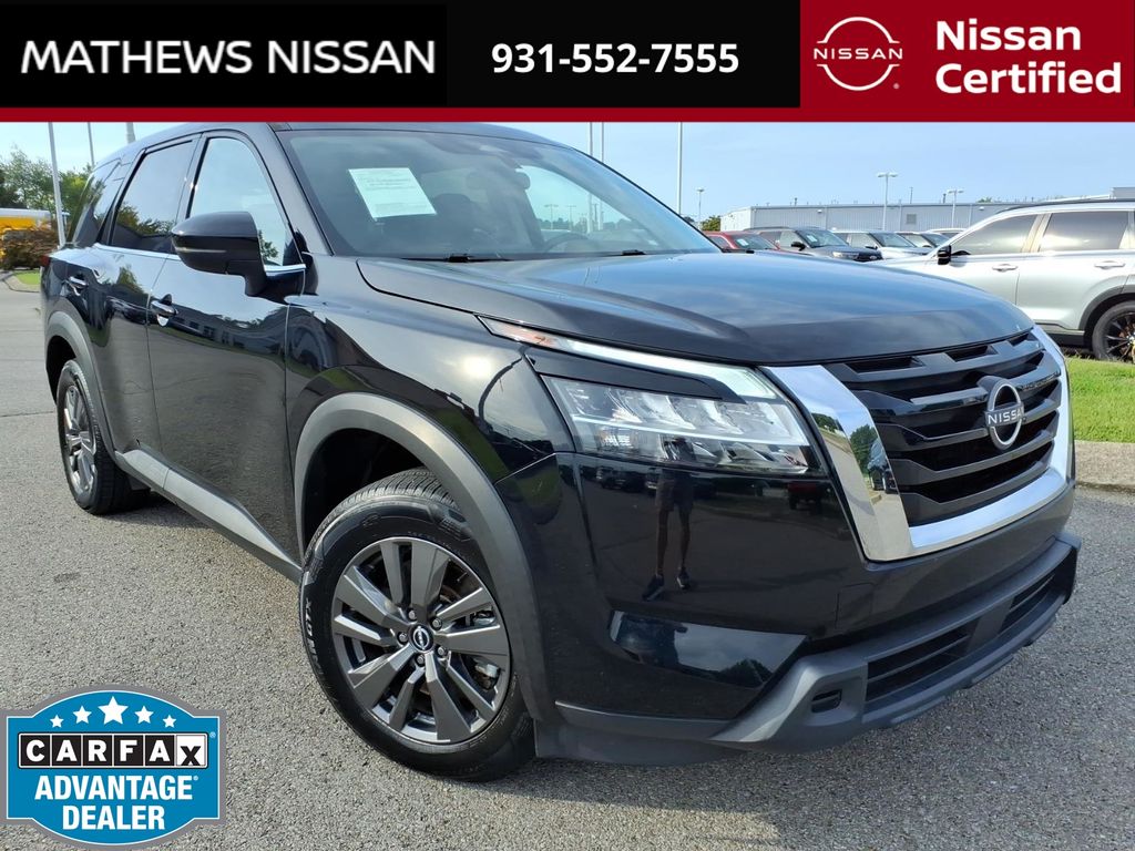 Super Black 2022 Nissan Pathfinder SUV / Crossover Front-Wheel Drive 9-Speed Automatic