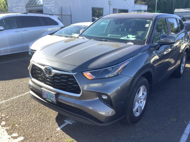 Magnetic Gray Metallic 2023 Toyota Highlander SUV / Crossover Front-Wheel Drive 8-Speed Automatic