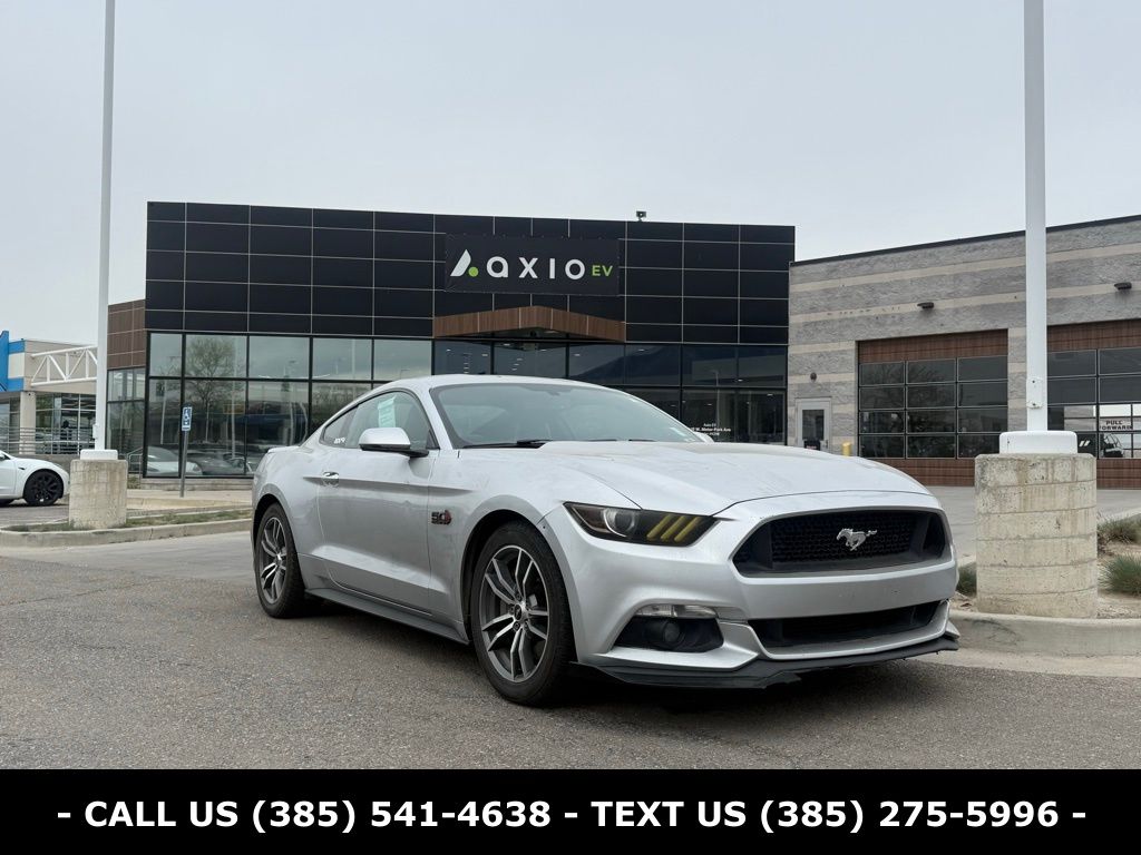 Ingot Silver 2016 Ford Mustang GT Premium Coupe RWD Coupe Rear-Wheel Drive 6-Speed Automatic