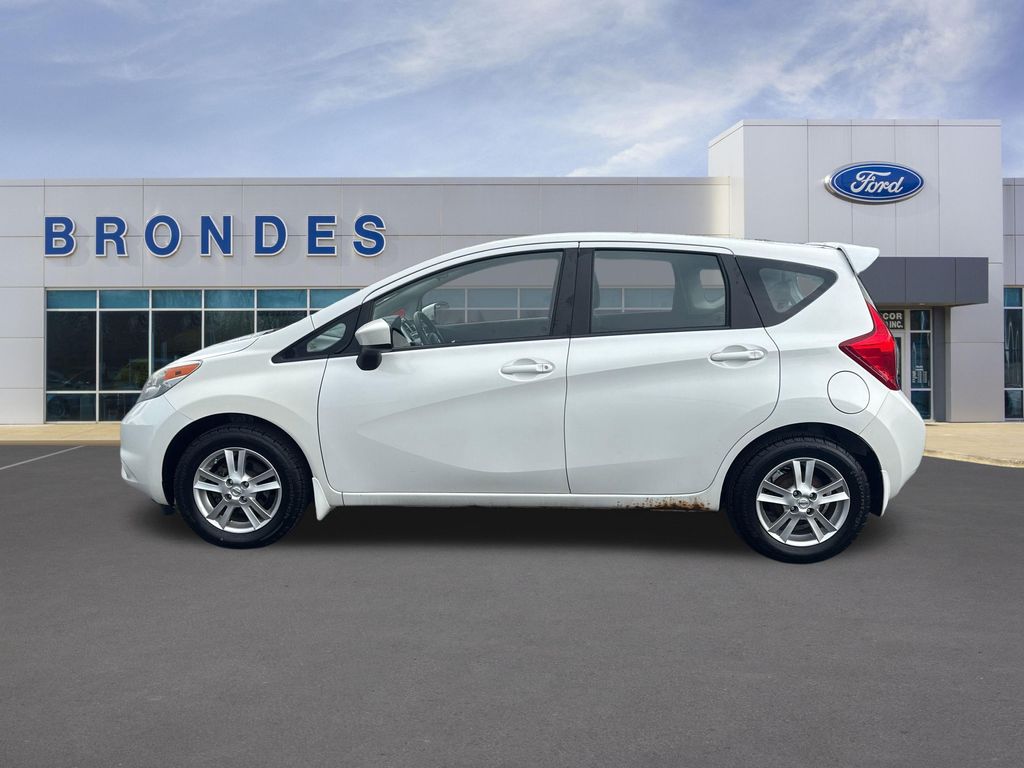 Aspen White Pearl 2015 Nissan Versa Note Hatchback Front-Wheel Drive Continuously Variable Transmission