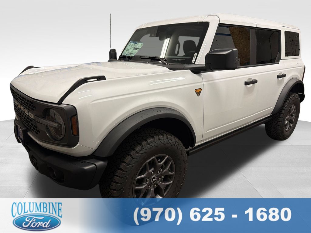 Oxford White 2025 Ford Bronco Badlands 4-Door 4WD SUV / Crossover Four-Wheel Drive Automatic