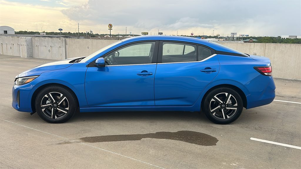 2025 Nissan Sentra SV Blue at South Houston Nissan