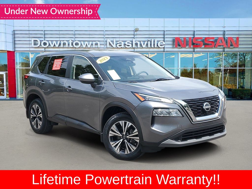 Gray (Gun Metallic) 2023 Nissan Rogue SUV / Crossover All-Wheel Drive Continuously Variable Transmission