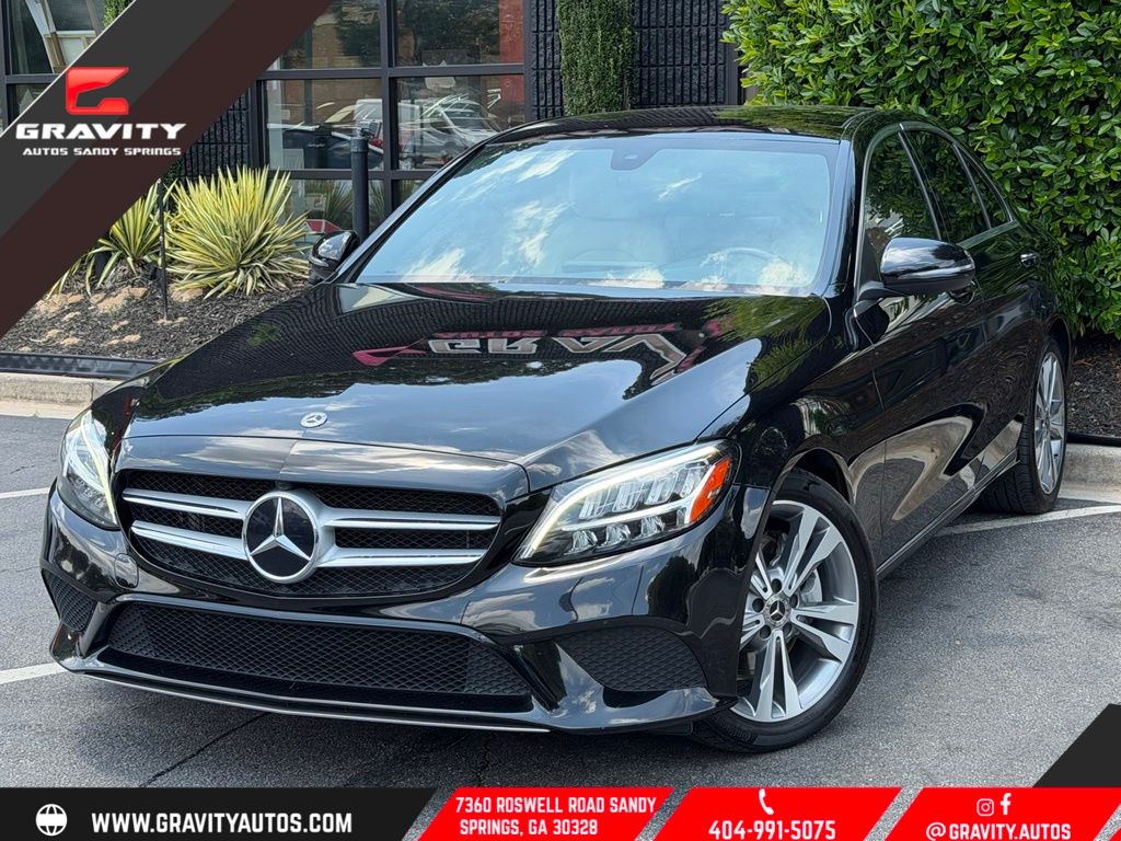 Black 2020 Mercedes-Benz C-Class C 300 Sedan RWD Sedan Rear-Wheel Drive 9-Speed Automatic