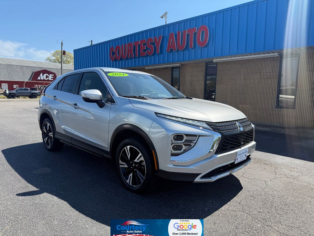 Silver Alloy 2024 Mitsubishi Eclipse Cross SE S-AWC SUV / Crossover All-Wheel Drive Continuously Variable Transmission