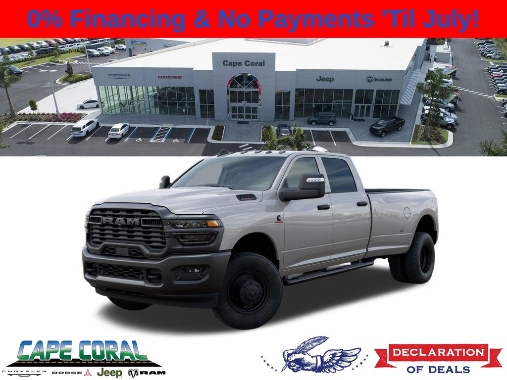 Silver Zynith 2026 RAM 3500 Tradesman Crew Cab LB DRW 4WD Pickup Truck Four-Wheel Drive 8-Speed Automatic