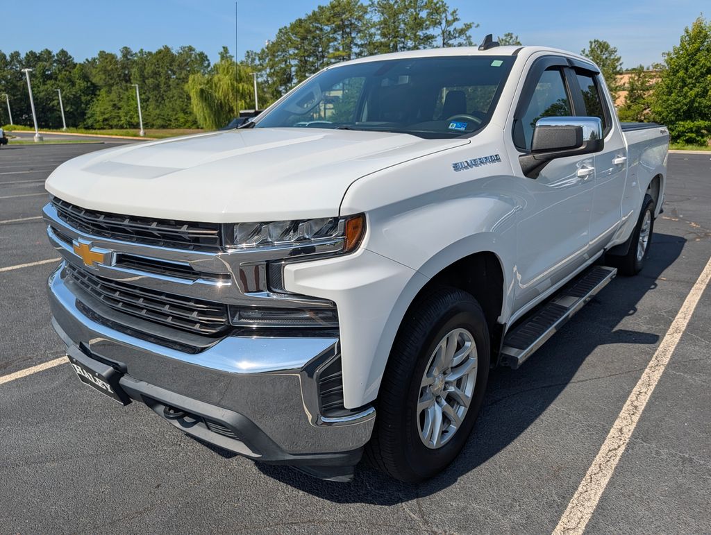 Summit White 2020 Chevrolet Silverado 1500 Pickup Truck Four-Wheel Drive 8-Speed Automatic
