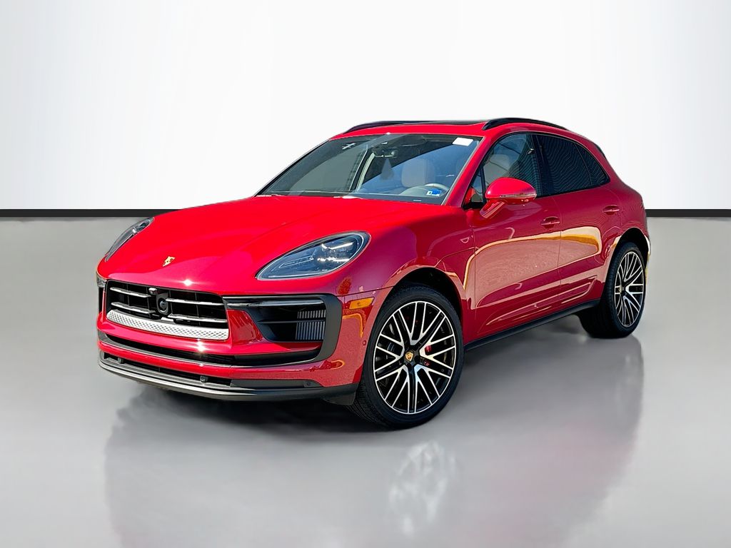 Carmine Red 2026 Porsche Macan SUV / Crossover All-Wheel Drive 7-Speed Automatic