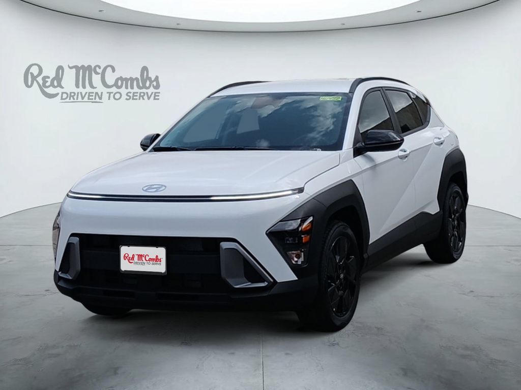 White 2026 Hyundai Kona SUV / Crossover Front-Wheel Drive Continuously Variable Transmission