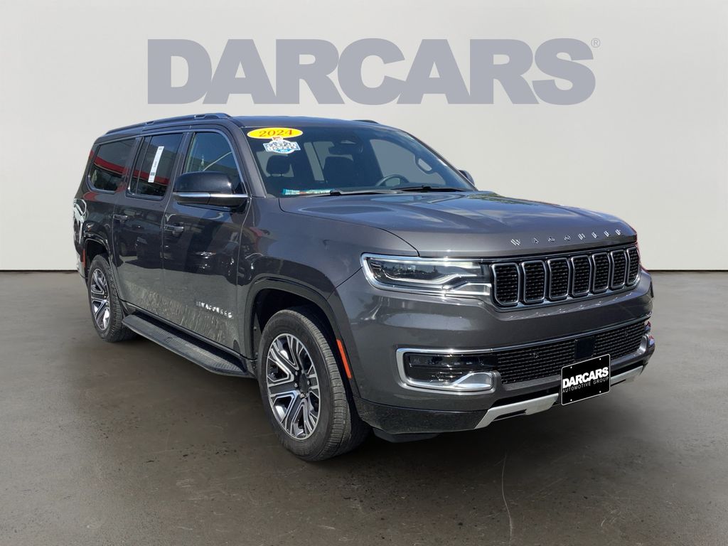 Baltic Gray Metallic Clearcoat 2024 Jeep Wagoneer L SUV / Crossover Four-Wheel Drive 8-Speed Automatic