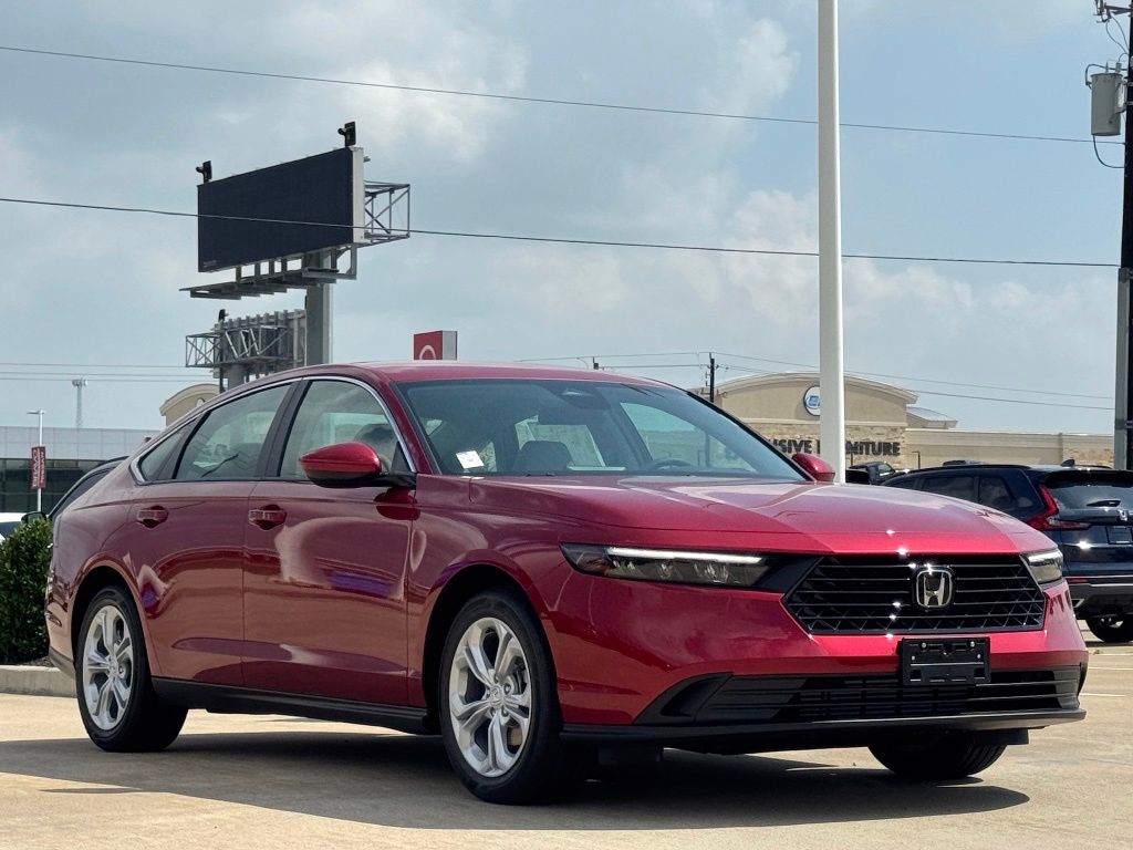 2026 Honda Accord LX Red at Community Honda