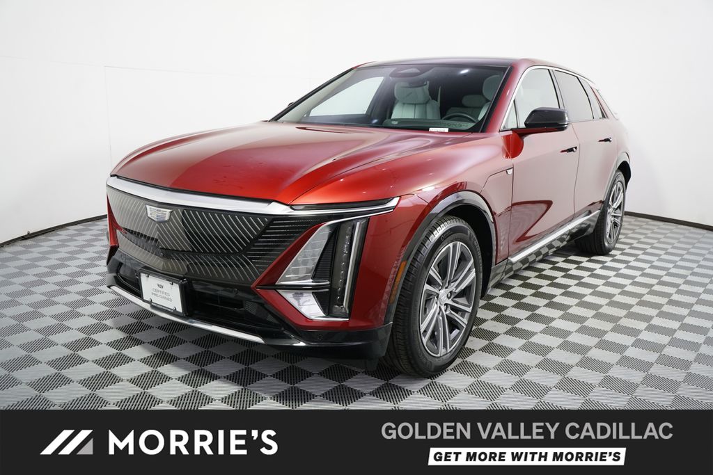 Radiant Red 2024 Cadillac LYRIQ Luxury 1 AWD SUV / Crossover All-Wheel Drive 1-Speed Automatic