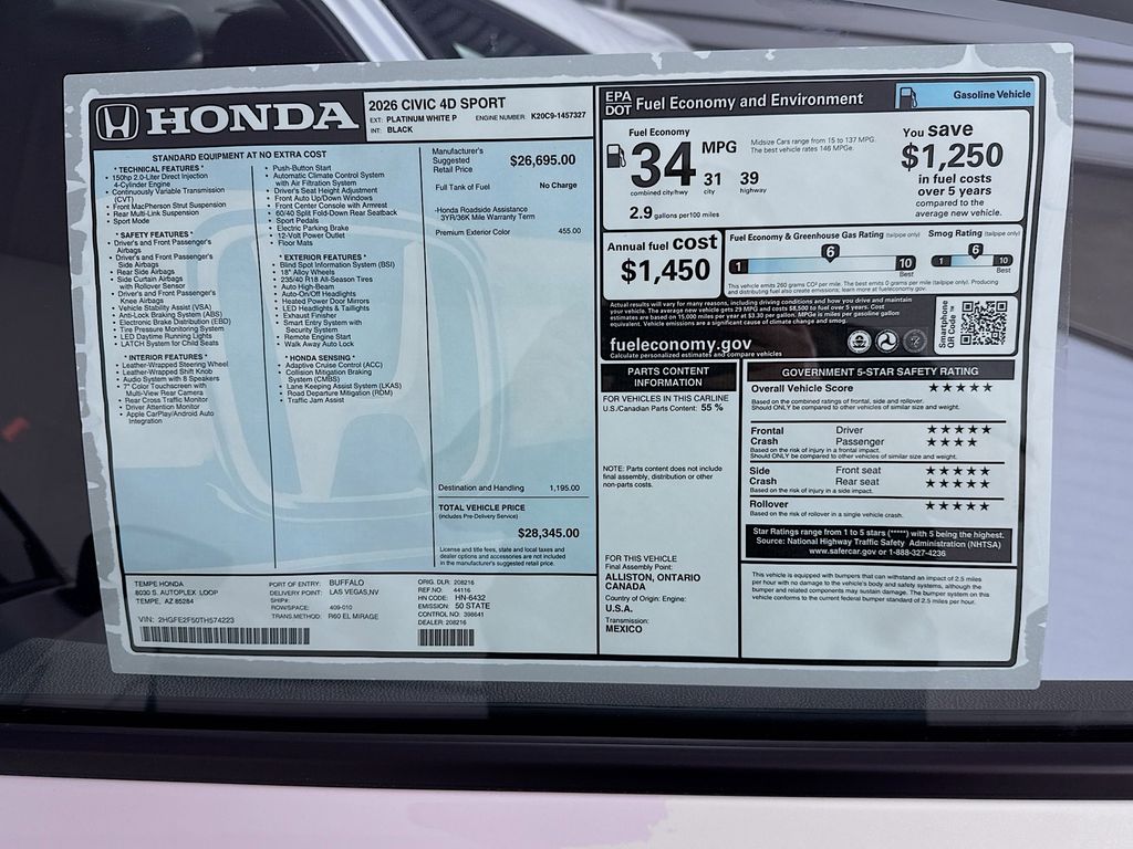 Thumbnail: 2026 Honda Civic - 9