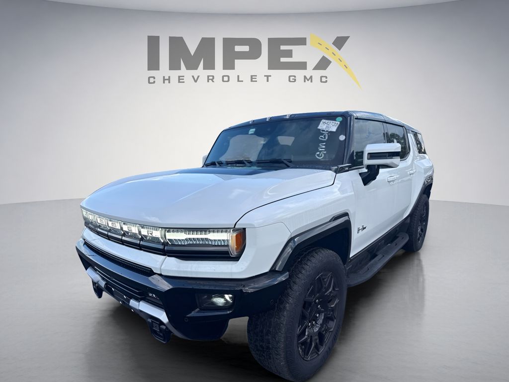 Interstellar White 2025 GMC Hummer EV SUV SUV / Crossover All-Wheel Drive 1-Speed Automatic