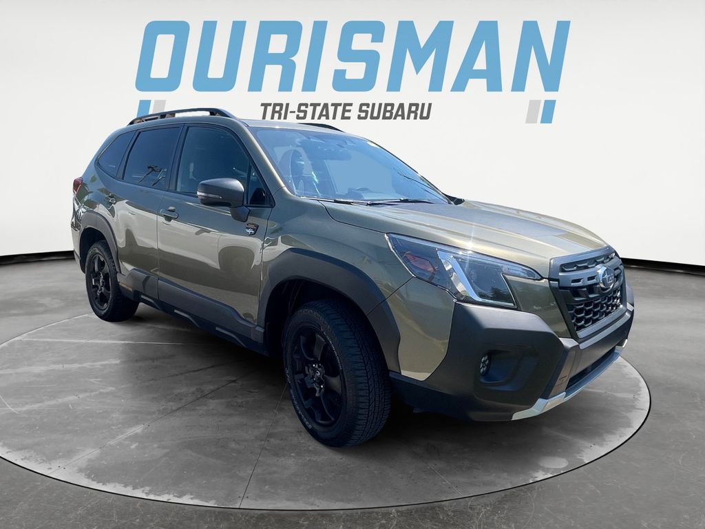 Green Metallic 2022 Subaru Forester Wilderness Crossover AWD SUV / Crossover All-Wheel Drive Continuously Variable Transmission