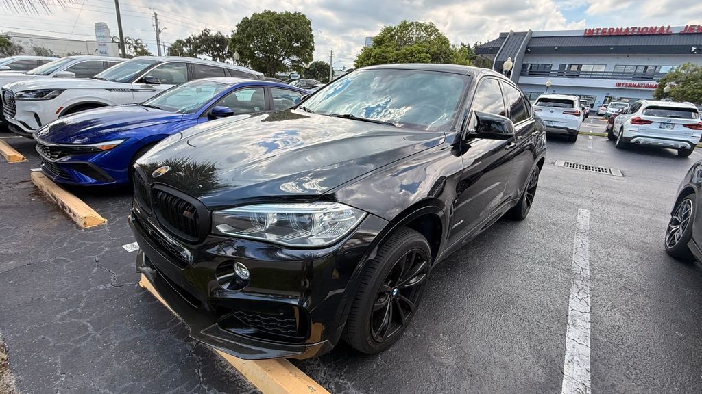 Black 2018 BMW X6 SUV / Crossover All-Wheel Drive 8-Speed Automatic