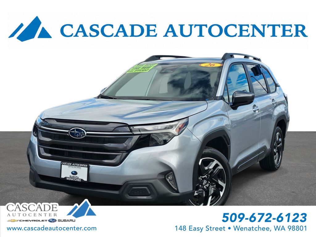 Ice Silver Metallic 2026 Subaru Forester SUV / Crossover All-Wheel Drive Continuously Variable Transmission