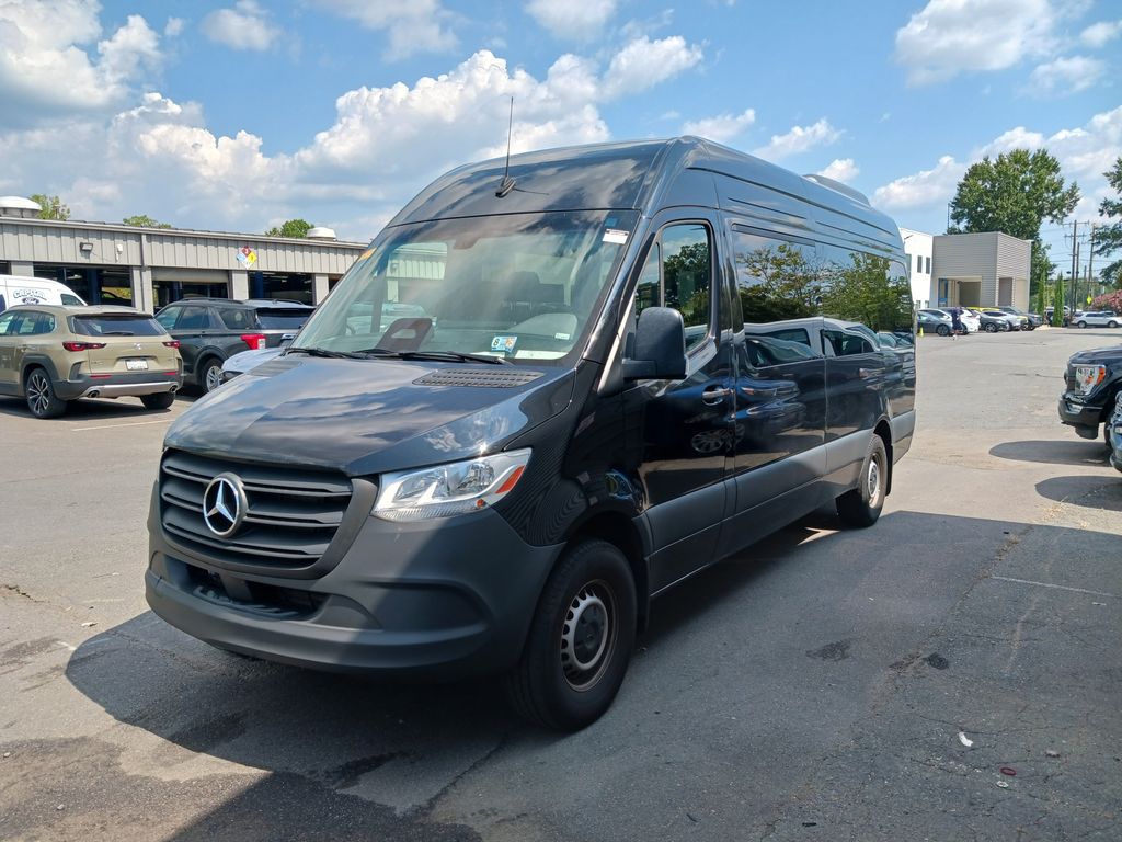 Jet Black 2025 Mercedes-Benz Sprinter Van Rear-Wheel Drive 9-Speed Automatic
