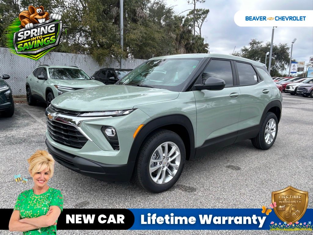 Green 2026 Chevrolet Trailblazer LS FWD SUV / Crossover Front-Wheel Drive Continuously Variable Transmission