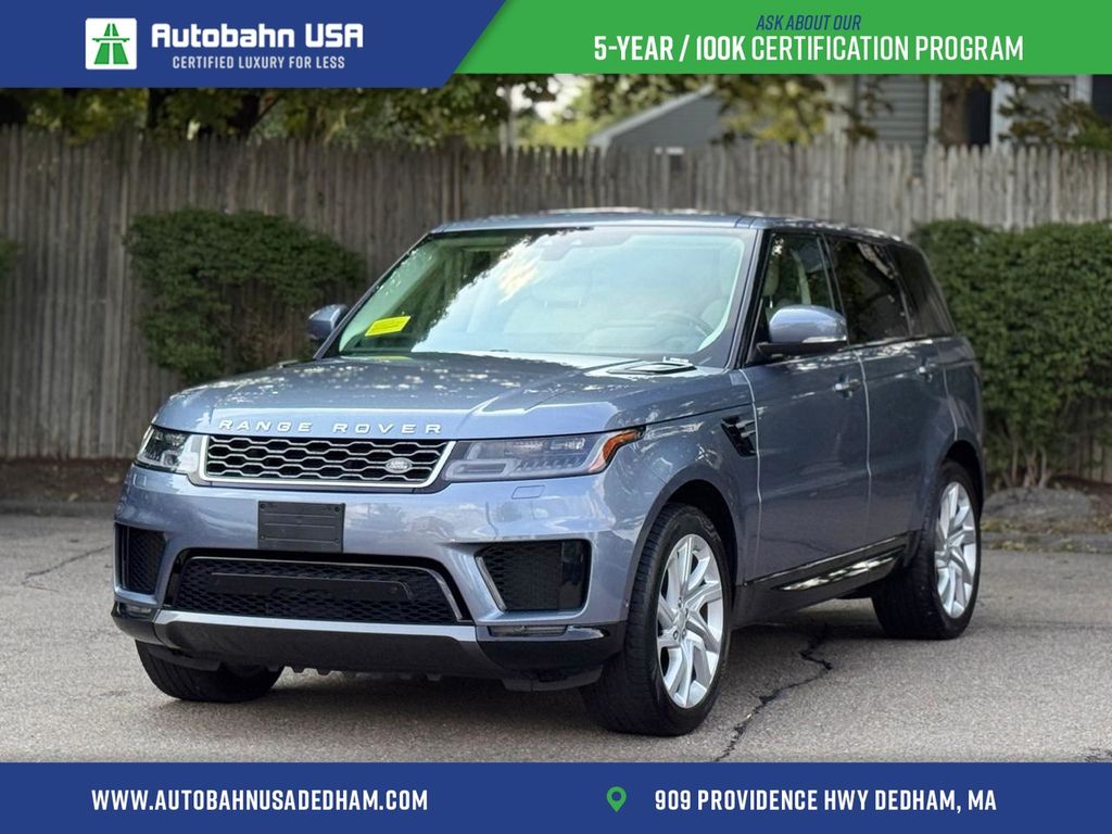 Blue 2019 Land Rover Range Rover Sport SUV / Crossover All-Wheel Drive 8-Speed Automatic