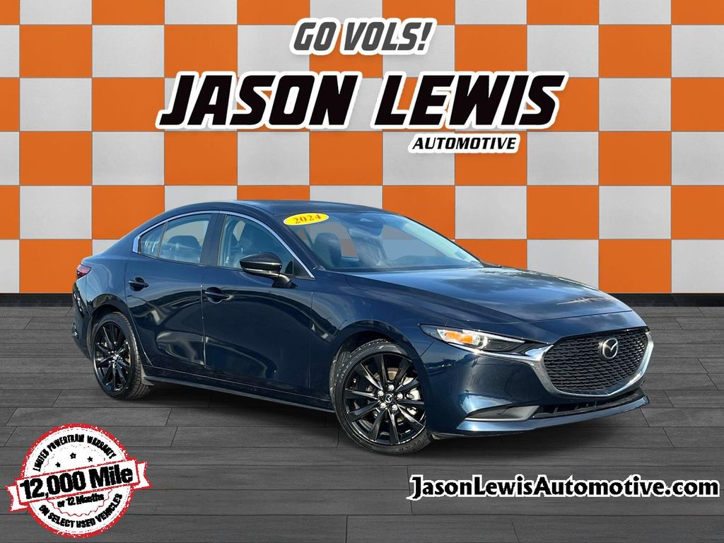 Crystal Blue 2024 Mazda MAZDA3 Sedan Front-Wheel Drive 6-Speed Automatic