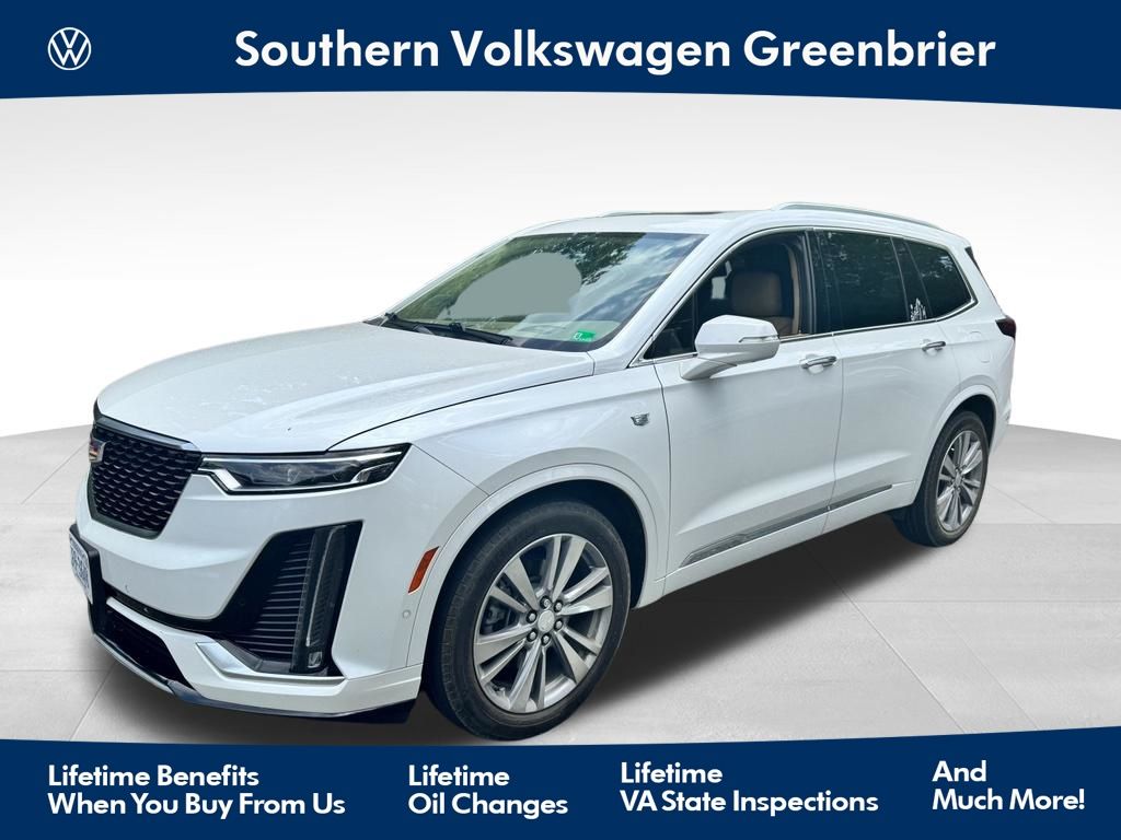 Crystal White Tricoat 2024 Cadillac XT6 SUV / Crossover Front-Wheel Drive 9-Speed Automatic