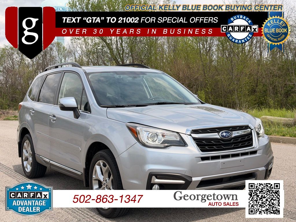 Ice Silver Metallic 2017 Subaru Forester 2.5i Touring SUV / Crossover All-Wheel Drive Continuously Variable Transmission