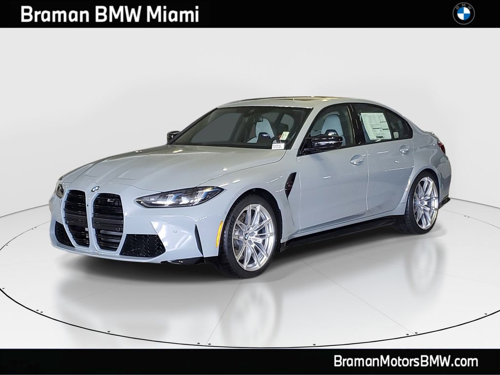 Gray 2026 BMW M3 Competition RWD Sedan Rear-Wheel Drive 8-Speed Automatic