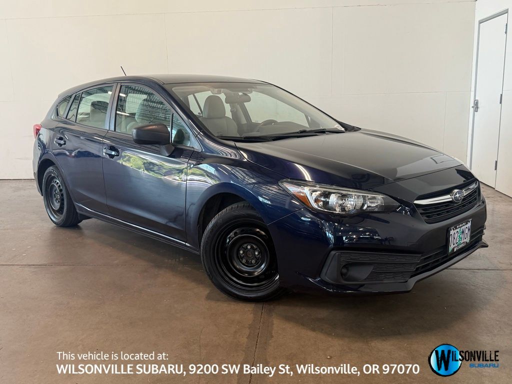 Dark Blue Pearl 2020 Subaru Impreza 2.0i Hatchback AWD Hatchback All-Wheel Drive Continuously Variable Transmission