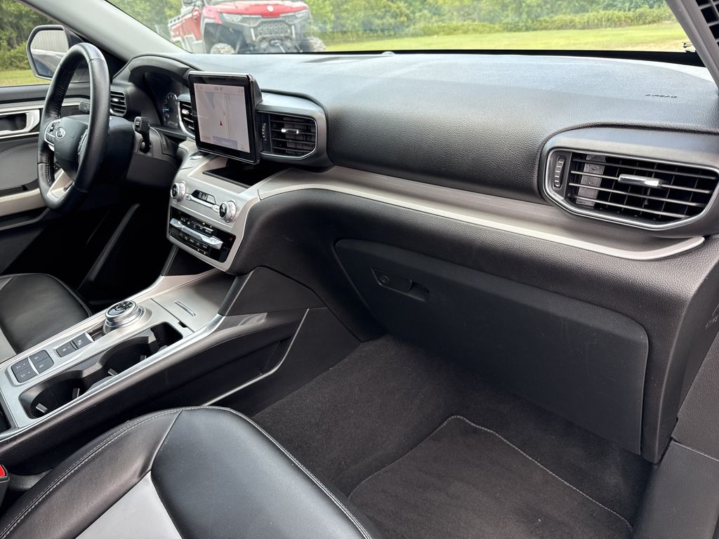 2023 Ford Explorer XLT White at DeMontrond Automotive Group