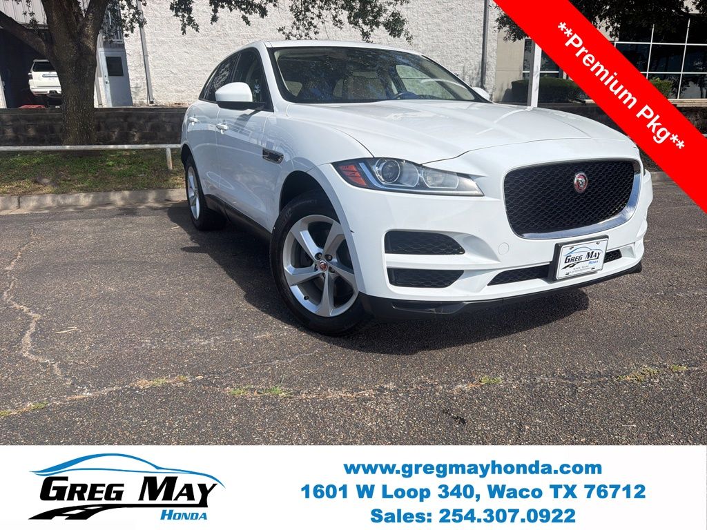 Fuji White 2018 Jaguar F-PACE 30t Premium AWD SUV / Crossover All-Wheel Drive 8-Speed Automatic