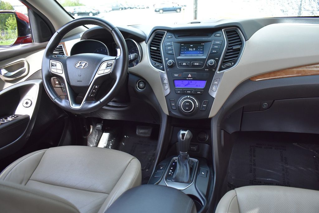 2015 Regal Red Pearl Hyundai Santa Fe GLS AWD SUV